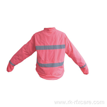 Female Road Runner Jacket With Reflective Strips